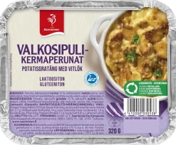 SAARIOINEN VALKOSIPULIKERMAPERUNAT 320 G