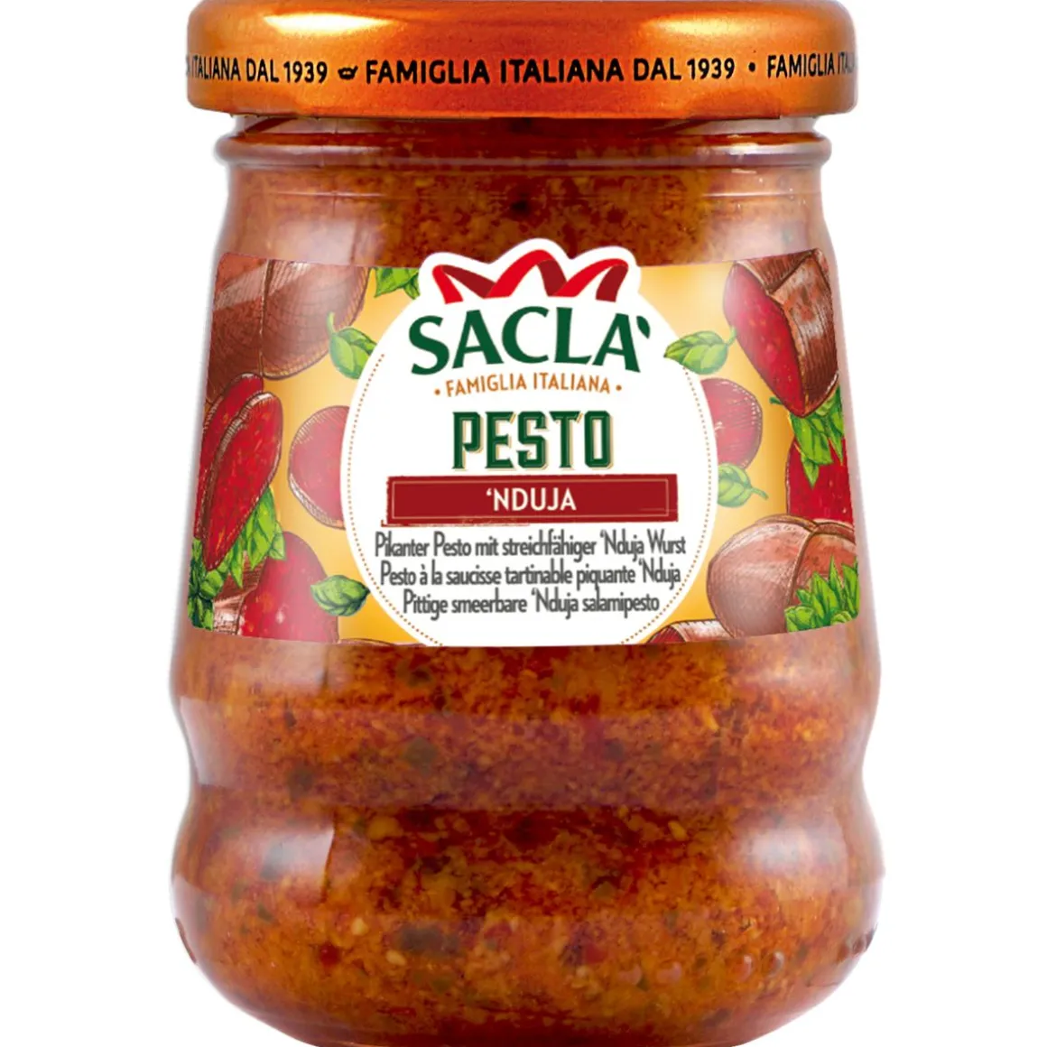 SACLA NJUDA SALAMIPESTO 90 G