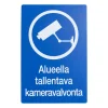 SAFEMATE VAROITUSMERKKI KAMERAVALVONTA (20X30CM)