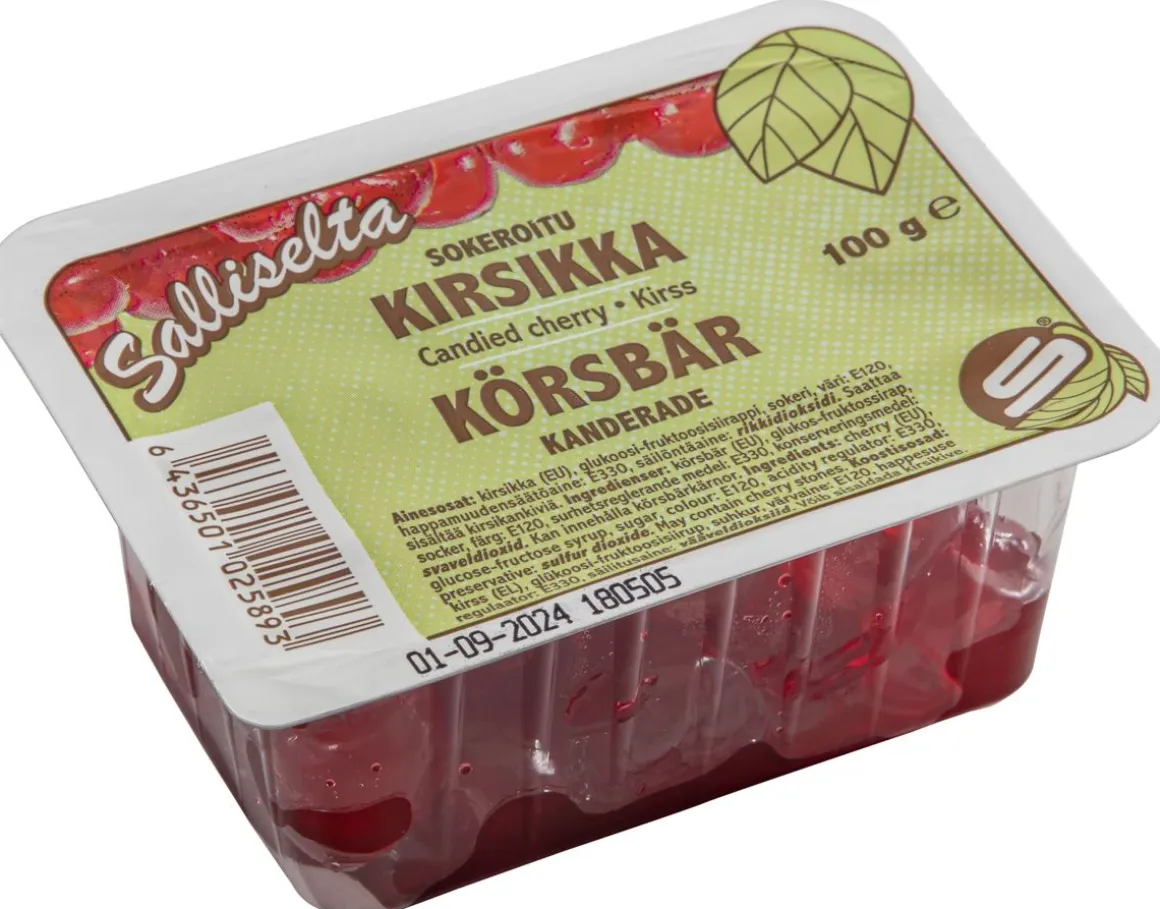 SALLINEN PUNAINEN KIRSIKKA 100 G