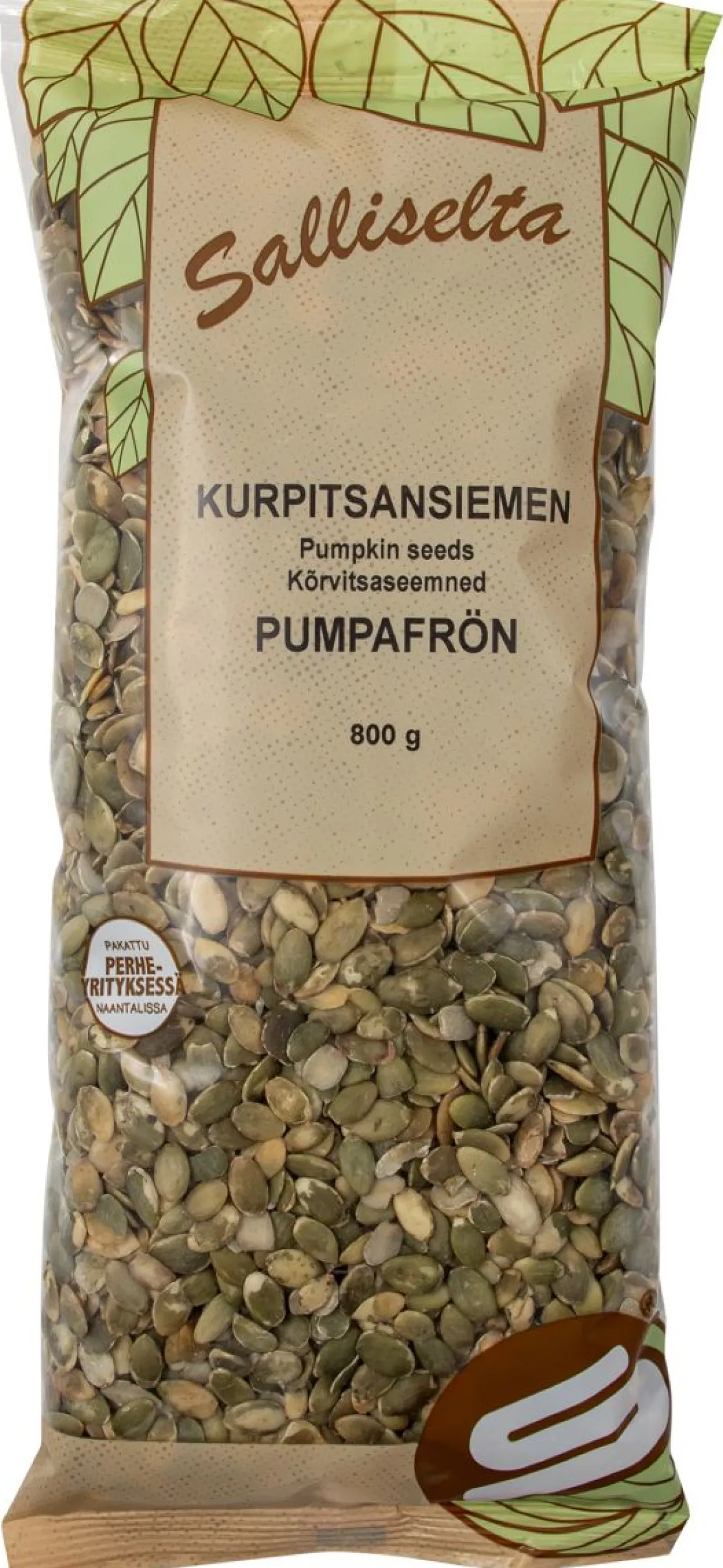 SALLINEN KURPITSANSIEMEN 800 G