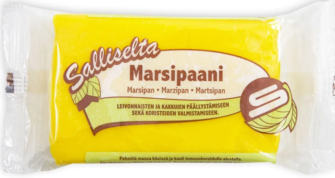 SALLINEN MARSIPAANI KELTAINEN 250 G