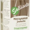 SALLINEN MUSTAPIPPURI JAUHETTU 440 G