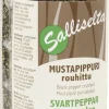 SALLINEN MUSTAPIPPURI ROUHITTU 340 G