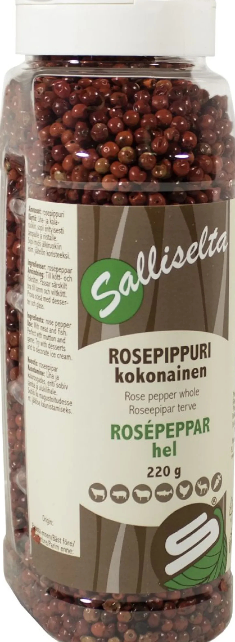 SALLINEN ROSEPIPPURI KOKONAINEN220 G