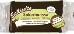 SALLINEN SOKERIMASSA MUSTA 250 G