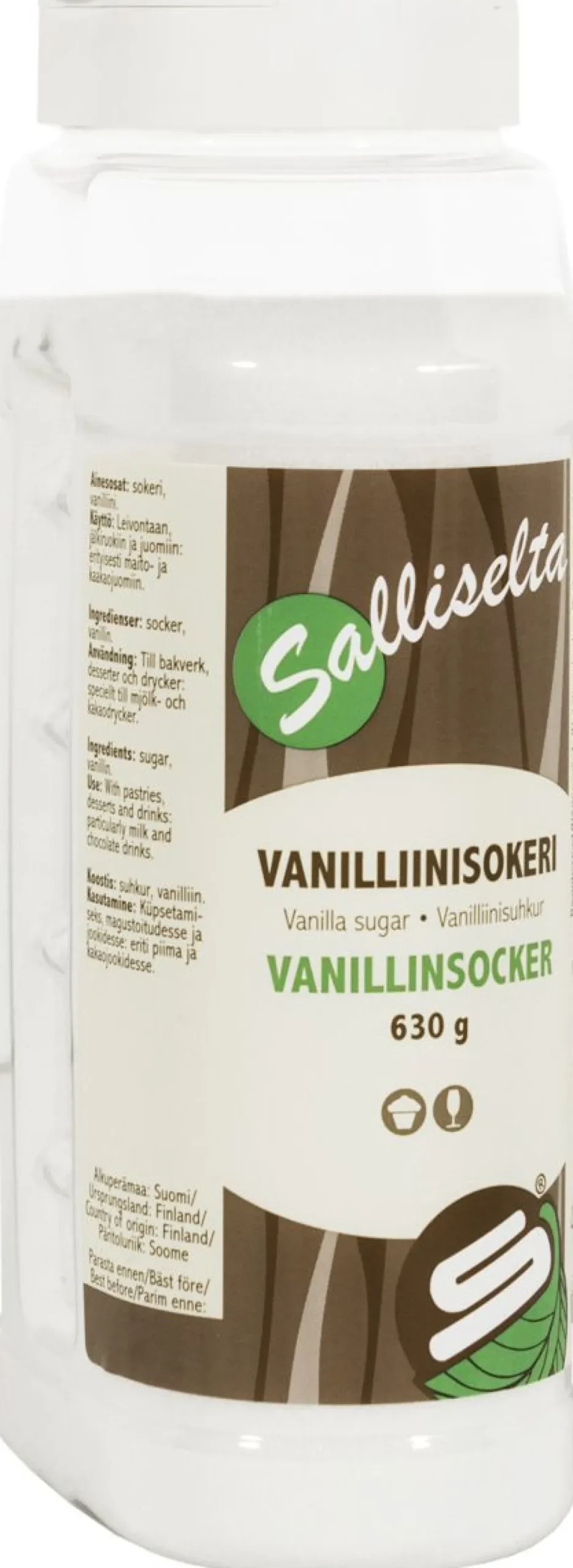 SALLINEN VANILLIINISOKERI 630 G