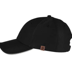 SALON BASEBALL CAP LIPPALAKKI BAMBOO, MUSTA