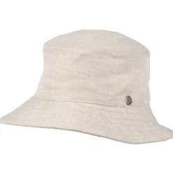 SALON BUCKET HAT LINEN PASTEL, BEIGE, 57