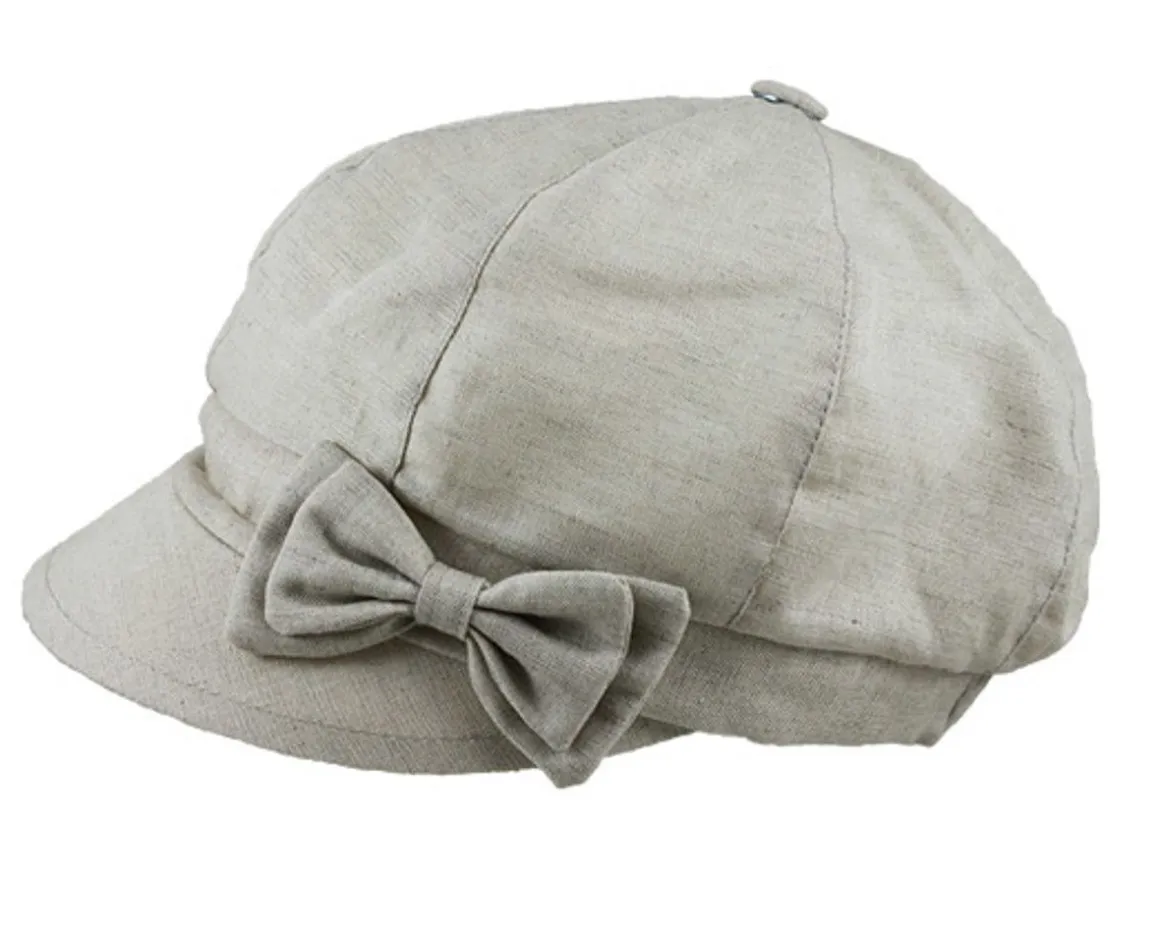 SALON PELLAVALAKKI MIA LINEN BOW, BEIGE, 59