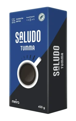 SALUDO TUMMA PAAHTO SUODATINKAHVI 450 G