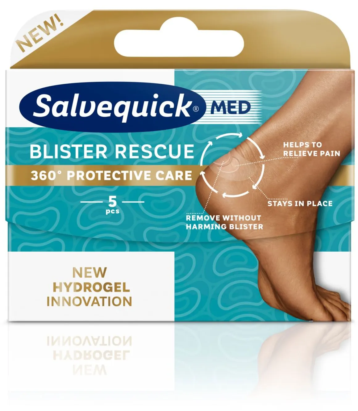 SALVEQUICK MED BLISTER RESCUE RAKKOLAASTARI 5KPL 5 KPL