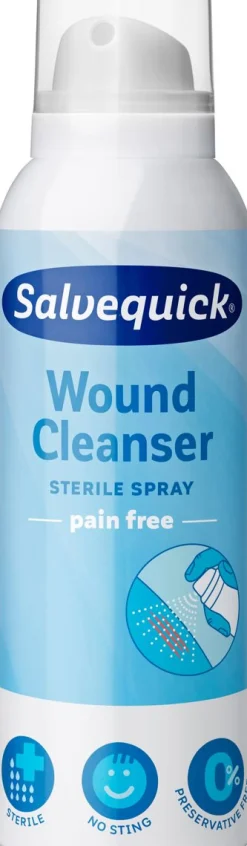 SALVEQUICK MED WOUND CLEANSER STERILE SPRAY STERIILI SUOLALIUOS 1
