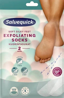 SALVEQUICK EXFOLIATING SOCKS KUORINTASUKAT 2KPL 2 KPL