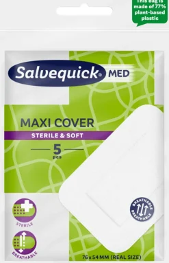 SALVEQUICK MED MAXI COVER LAASTARI 5KPL 5 KPL