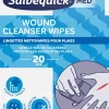 SALVEQUICK MED WOUND CLEANSER WIPES STERIILI HAAVOJEN PUHDISTUS 2