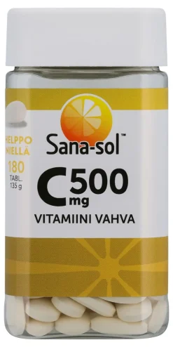 SANA-SOL C-VITAMIINI 500MG 180 KPL