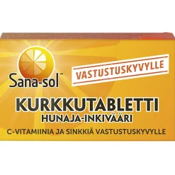 SANA-SOL KURKKUTABLETTI HUNAJA-INKIVÄÄRI 16 KPL