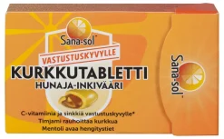 SANA-SOL KURKKUTABLETTI HUNAJA-INKIVÄÄRI 16 KPL