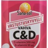 SANA-SOL VAHVA C+D-VITAMIINI 120 KPL