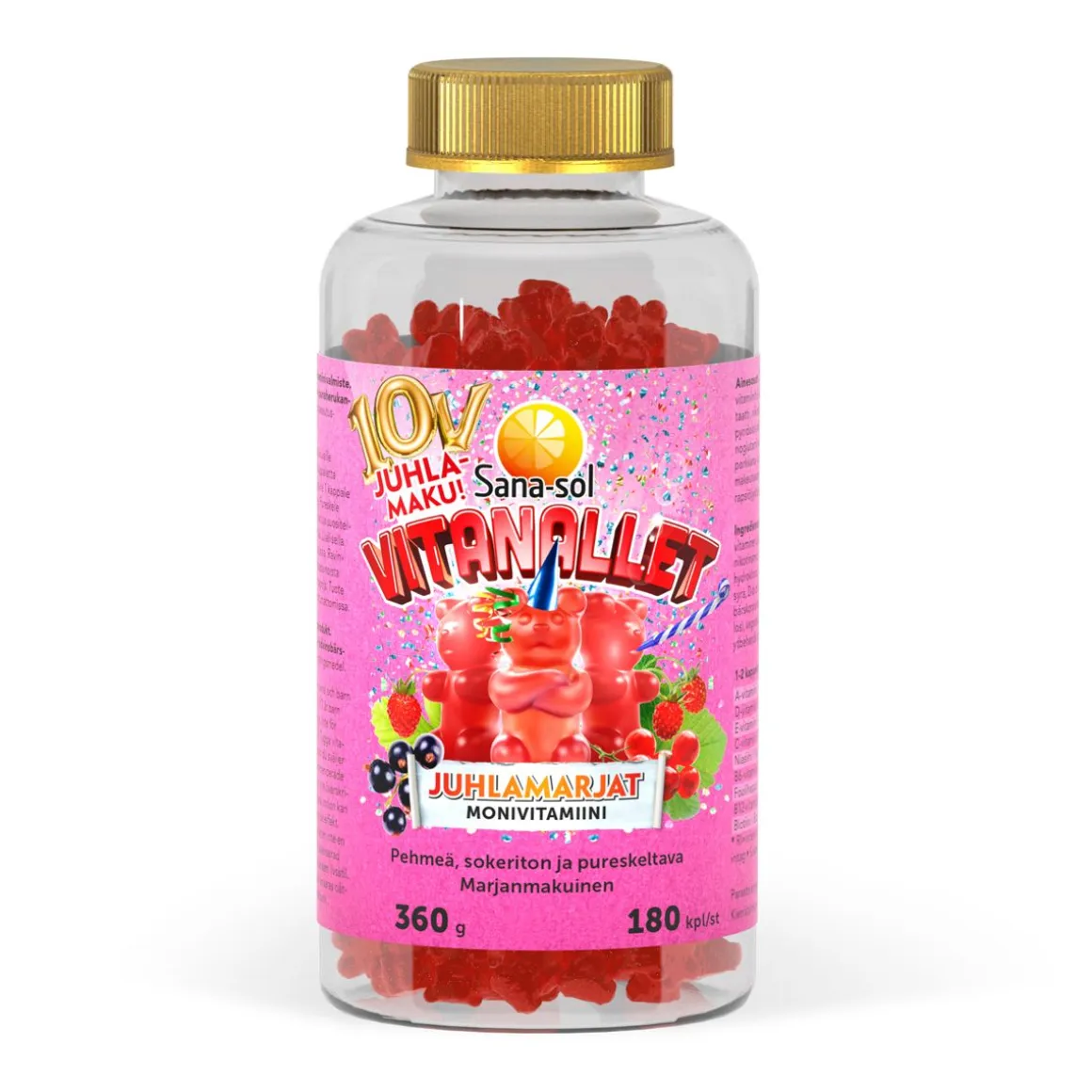SANA-SOL VITANALLET JUHLAMARJAT LIMITED EDITION 180 KPL