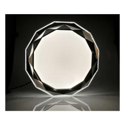 SANICOPOLUX KATTOVALAISIN GLOSSY LED 51 CM VALKOINEN/KIRKAS