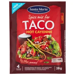 SANTA MARIA TEX MEX TACO SPICE MIX HOT CAYENNE 28 G