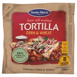 SANTA MARIA TEX MEX TORTILLA CORN 336 G