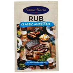 SANTA MARIA BBQ RUB CLASSIC AMERICAN KUIVA MARINADI 22 G