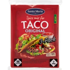 SANTA MARIA TACO SPICE MIX 3-PACK 84 G