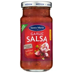 SANTA MARIA TEX MEX GARLIC SALSA MEDIUM 230 G