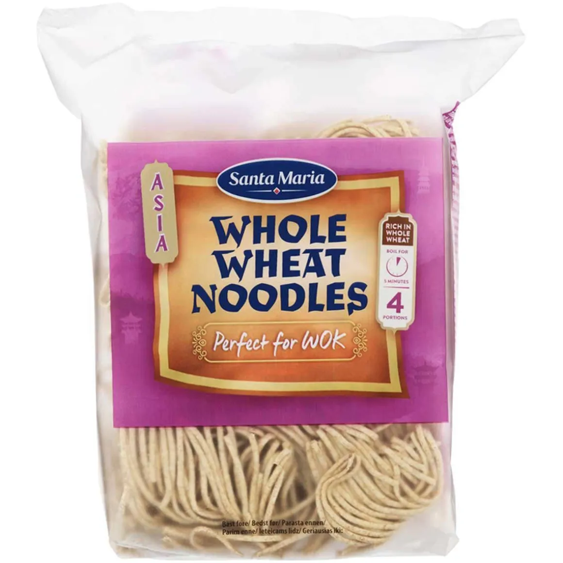 SANTA MARIA WHOLE WHEAT NOODLES 200 G