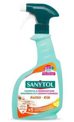 SANYTOL PUHDISTUS JA DESINFIOINTIAINE KEITTIÖSUIHKE 500