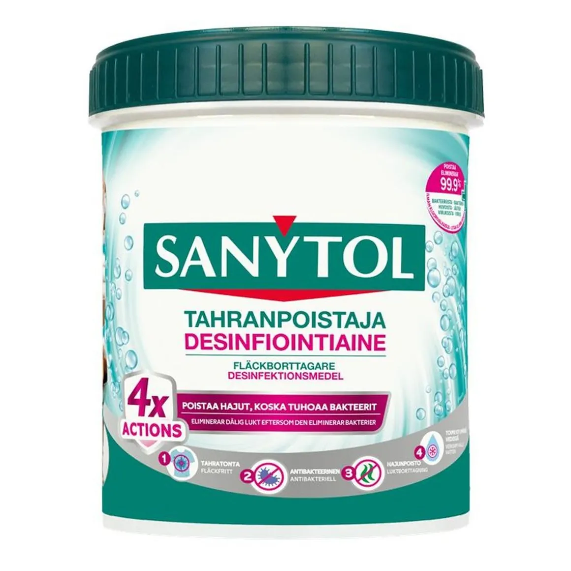 SANYTOL TAHRANPOISTO JA DESINFIOINTIAINE 450 G