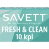 SAVETT FRESH&CLEAN KOSTEUSPYYHE 10 KPL
