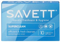 SAVETT SUPER CLEAN KOSTEUSPYYHE 10 KPL