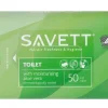 SAVETT TOILET UUDELLEEN SULJETTAVA KOSTEUSPYYHE 50 KPL