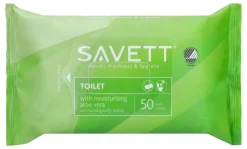 SAVETT TOILET UUDELLEEN SULJETTAVA KOSTEUSPYYHE 50 KPL