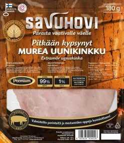 SAVUHOVI PITKÄÄN KYPSYNYT YLIKYPSÄ RASVATON UUNIKINKKU 180 G