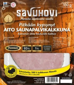 SAVUHOVI PITKÄÄN KYPSYNYT SAUNAPALVI KALKKUNA 150 G