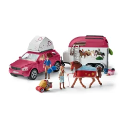SCHLEICH HORSE AUTO JA TRAILERI-LEIKKISETTI