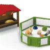 SCHLEICH FARM WORLD JÄNISHÄKKI JA 3 JÄNISTÄ