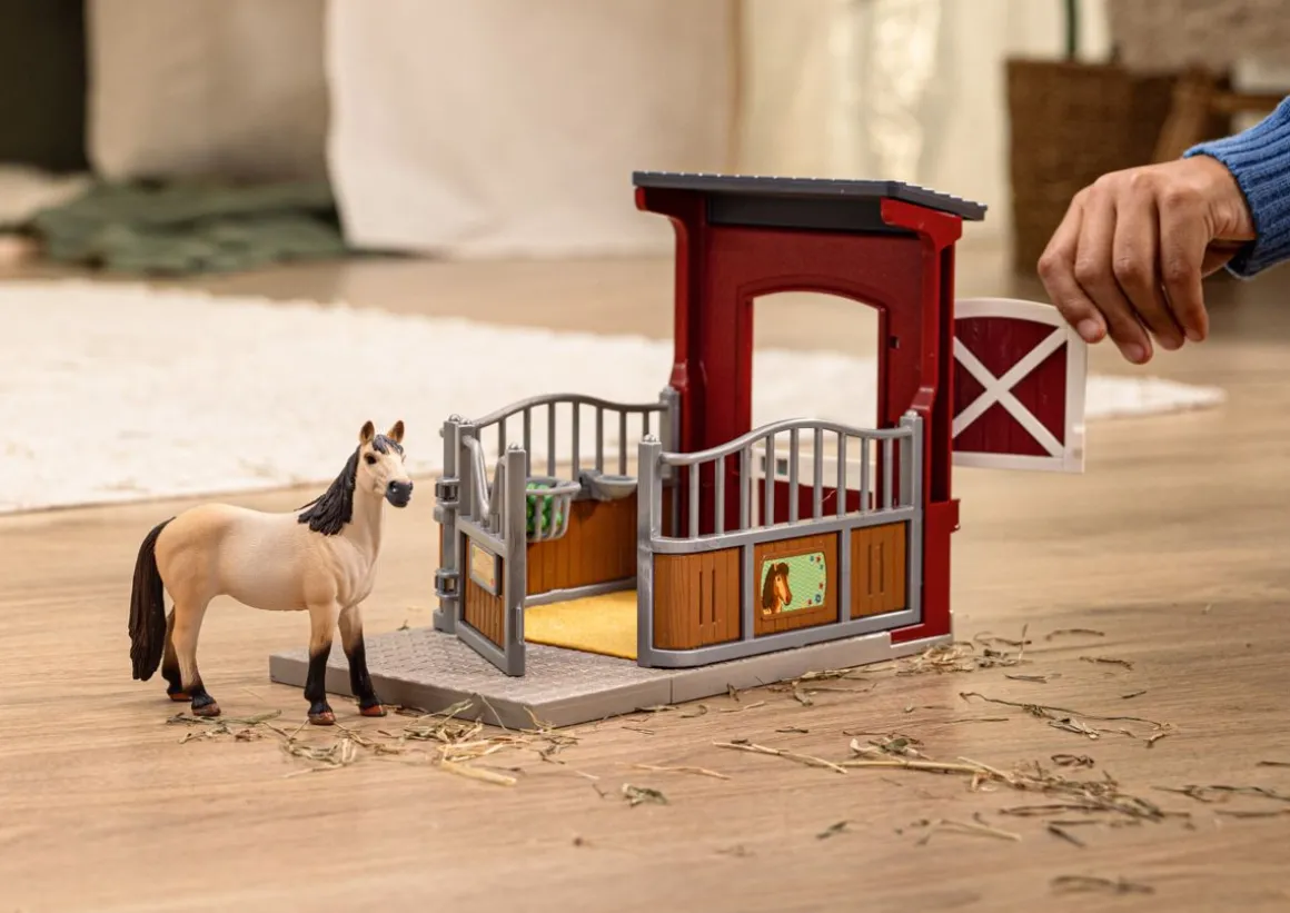 SCHLEICH FARM WORLD PONIBOKSI JA MUSTANGI TAMMA