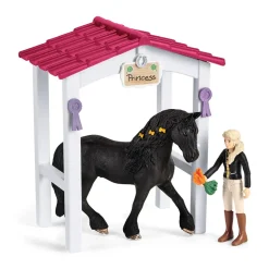 SCHLEICH HEVOSKARSINA MUKANA HEVONEN, KOIRA JA HAHMO