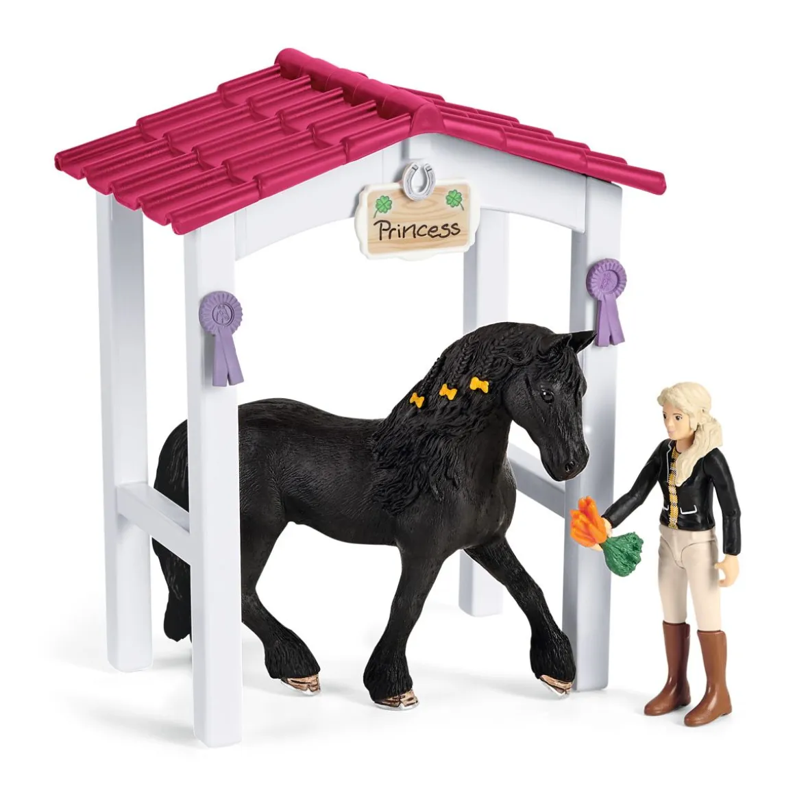 SCHLEICH HEVOSKARSINA MUKANA HEVONEN, KOIRA JA HAHMO