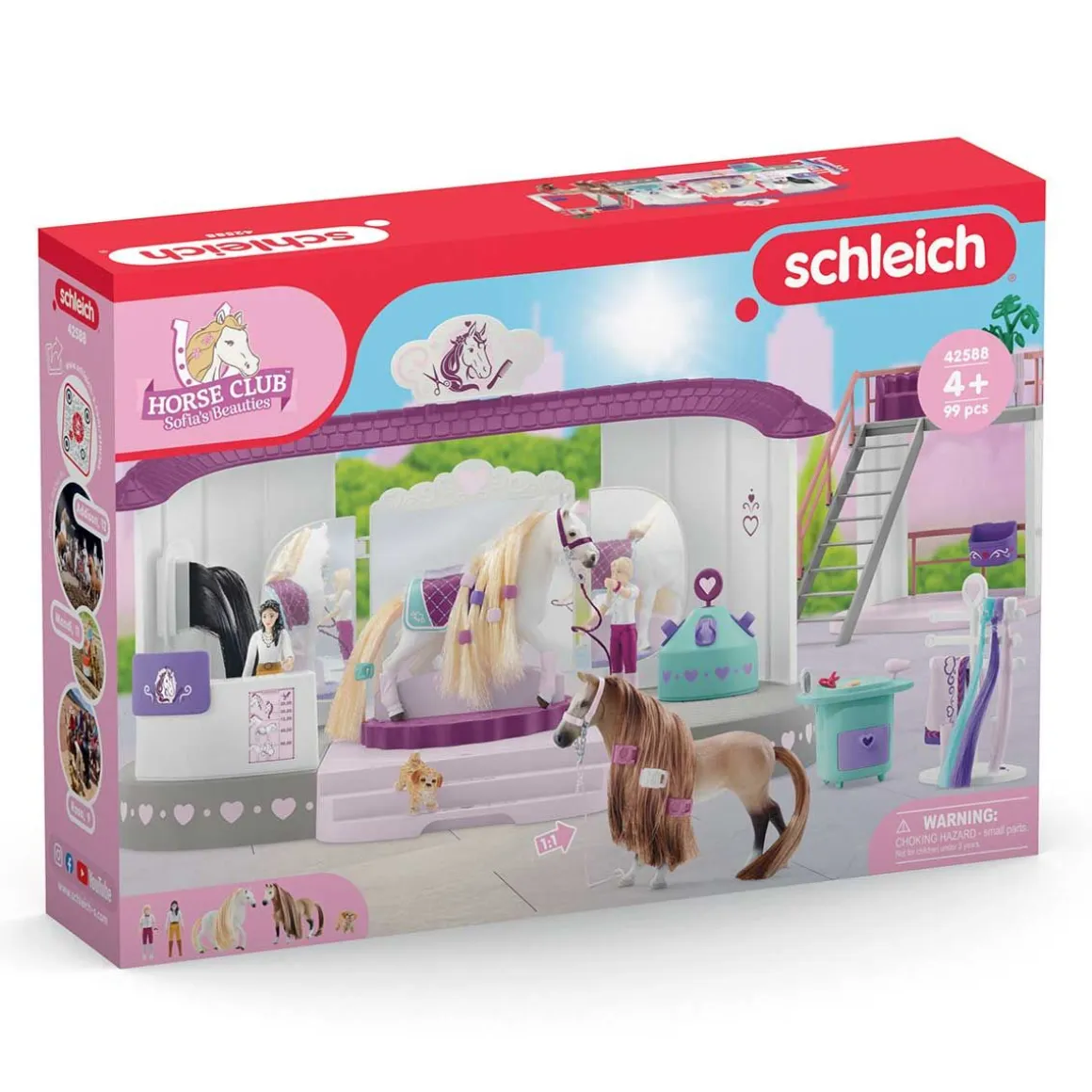 SCHLEICH HEVOSTEN KAUNEUSSALONKI
