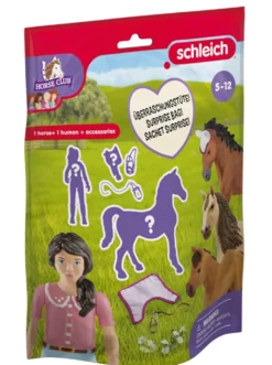 SCHLEICH RATSASTAJA HEVOSELLA JA LISÄVARUSTEET