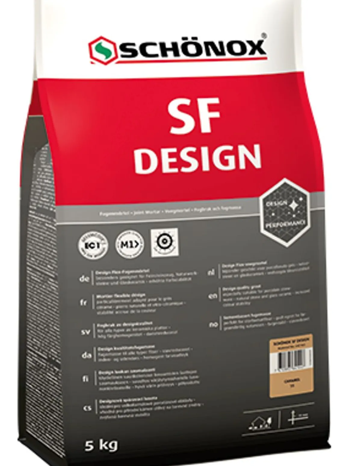 SCHÖNOX SAUMALAASTI SF HOPEA/HARMAA 5 KG
