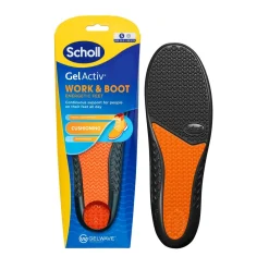 SCHOLL GEL ACTIV WORK & BOOT POHJALLINEN SMALL