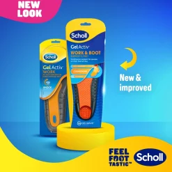 SCHOLL GEL ACTIV WORK & BOOT POHJALLINEN LARGE